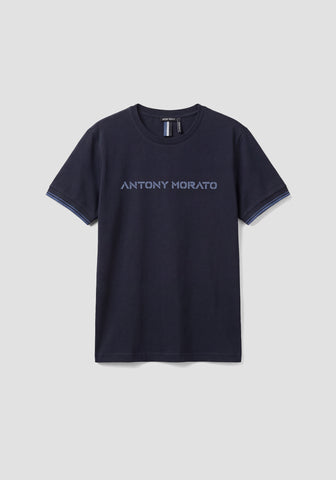 CAMISETAS ANTONY MORATO HOMBRE AZUL MMKS02623-FA100240