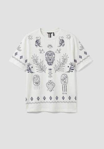 CAMISETA ANTONY MORATO PARA HOMBRE COLOR BLANCO KS02668FA100144