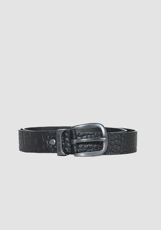 Buckle Belt H.35mm In Leather