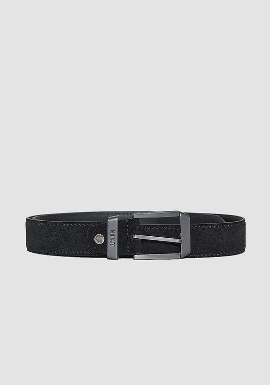 Buckle Belt H.35mm In Suede Wi