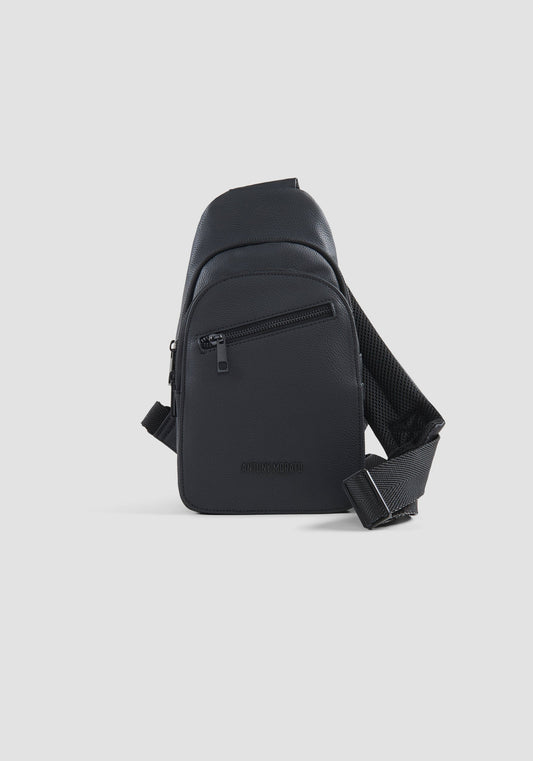 Sling Backpack In Faux Leather