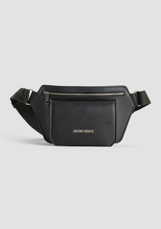 Beltbag In Textured Faux Leath