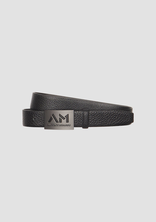 Plate Belt H.35Mm In Tumbled C