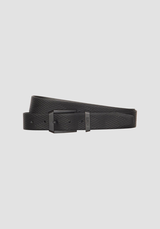 Buckle Belt H.35Mm In Leather