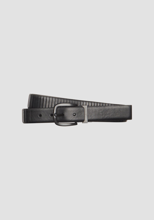 Buckle Belt H.35Mm In Leather