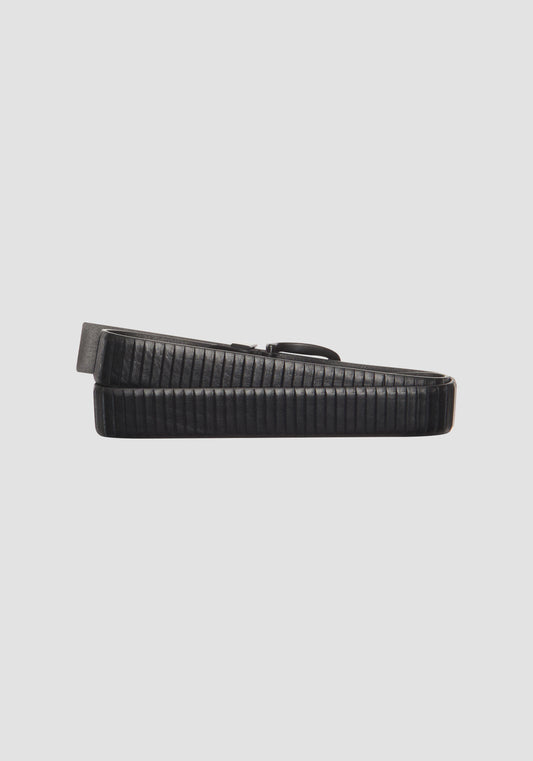 Buckle Belt H.35Mm In Leather