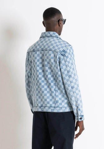 Chaqueta Over Fit en Denim Azul para hombre