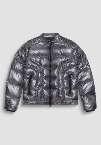 Coat Regular Fit In Washed Nyl