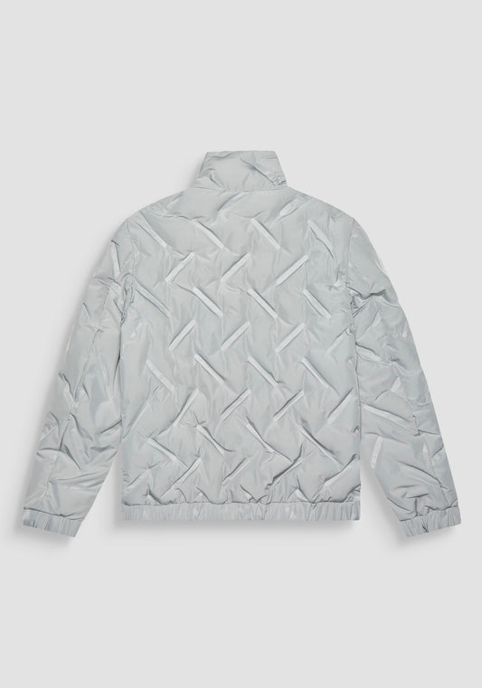 Coat Regular Fit In 3d Embossi