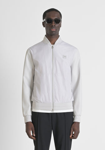 Coat Regular Fit In Techno Fab