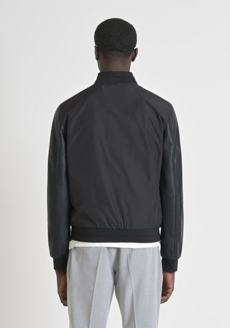 Coat Regular Fit In Techno Fab