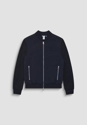 Coat Regular Fit In Dobby Tech
