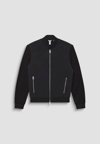 Coat Regular Fit In Dobby Tech
