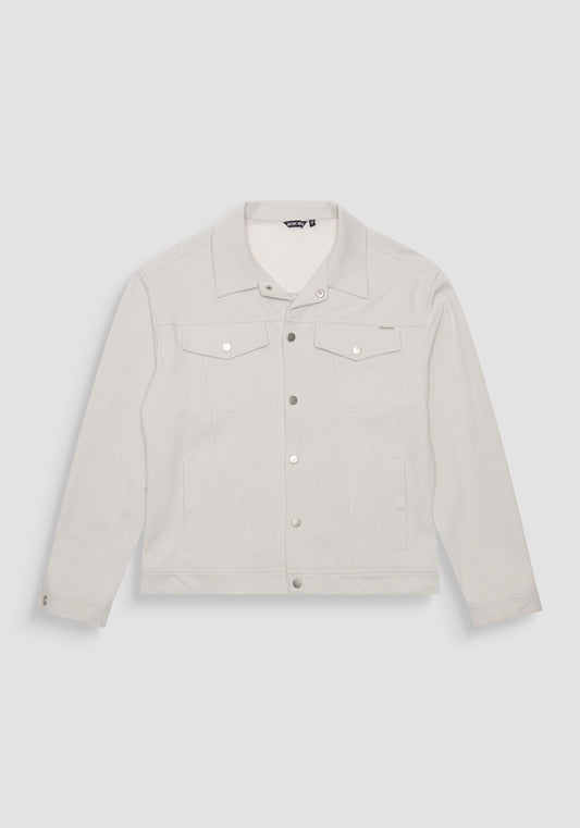 Coat Regular Fit In Cotton Ble
