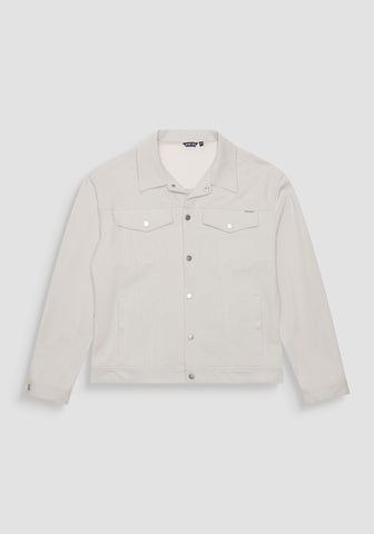 Coat Regular Fit In Cotton Ble