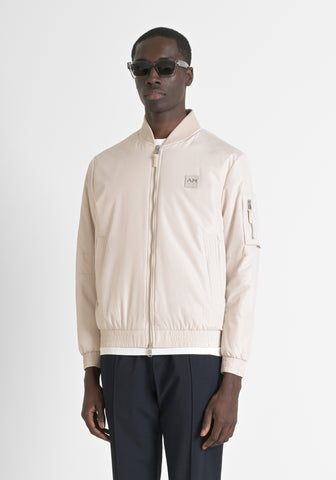 Coat Regular Fit In Techno Fab