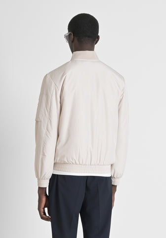 Coat Regular Fit In Techno Fab