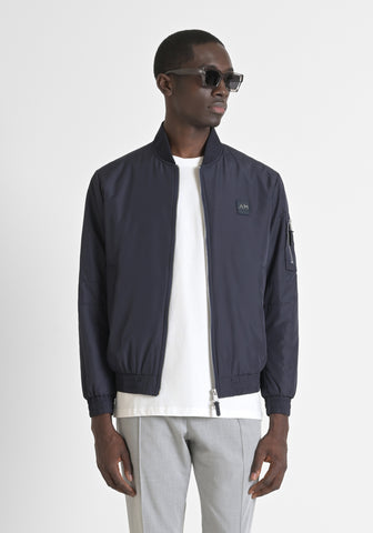Coat Regular Fit In Techno Fab