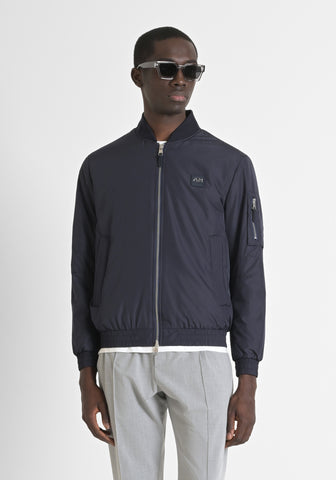 Coat Regular Fit In Techno Fab