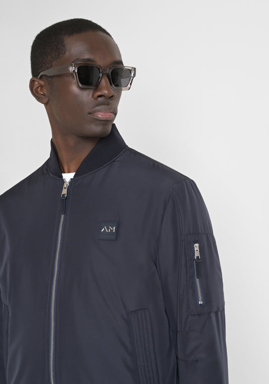 Coat Regular Fit In Techno Fab