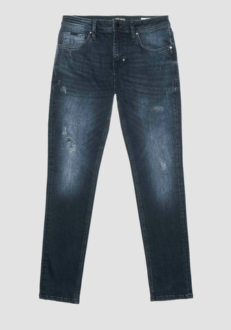 JEANS OZZY TAPERED FIT EN AZUL