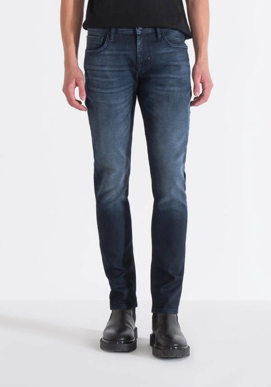 Jean Ozzy Tapered Fit Azul Medio