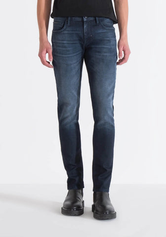 Jean Ozzy Tapered Fit Azul Medio