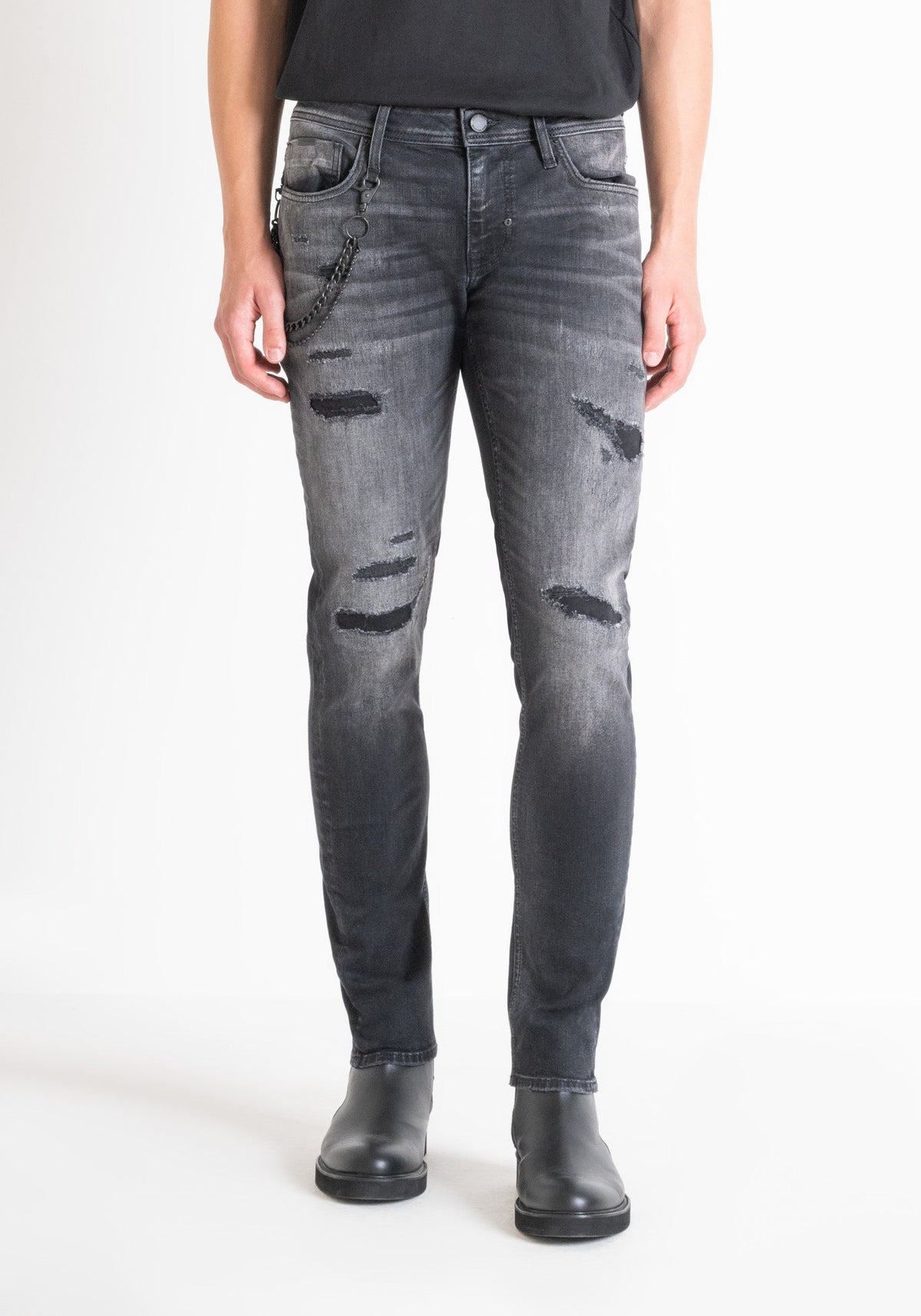 Jeans Iggy Tapered Fit In Blac