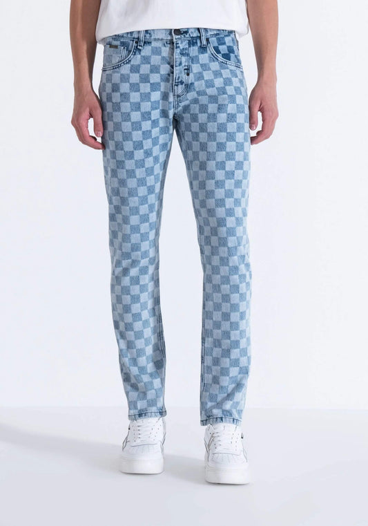 Jean de hombre Cleve Slim Straight Fit Azul