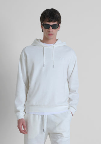 Hoodie Relaxed Fit In Dobby Co