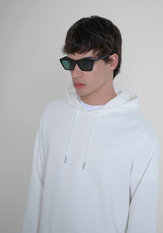 Hoodie Relaxed Fit In Dobby Co