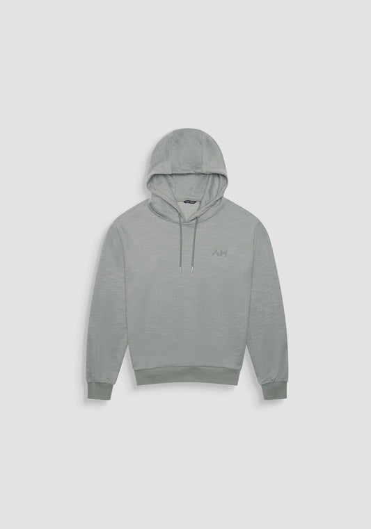 Hoodie Relaxed Fit In Dobby Co
