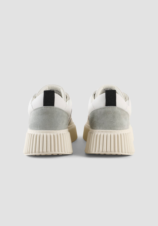 Sneaker Bart In Coated Leather