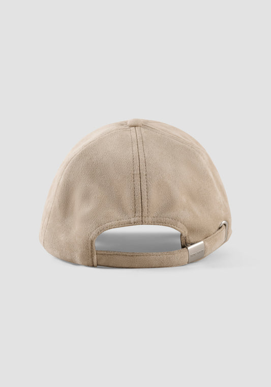 Baseball Hat In Soft Suedy Eff