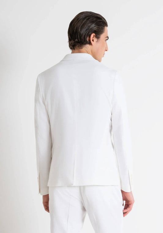 Chaqueta "zelda" Slim Fit En Tejido Mezcla De Lino