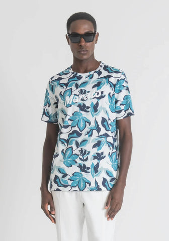 Camiseta Regular Fit En Cotone