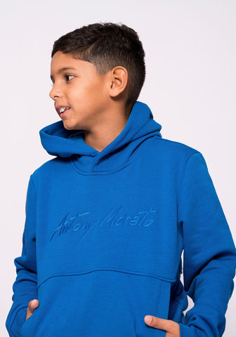 SUDADERA CON CAPUCHA REGULAR FIT PARA NIÑO