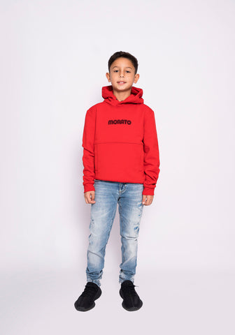 SUDADERA CON CAPUCHA REGULAR FIT PARA NIÑO