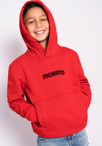 SUDADERA CON CAPUCHA REGULAR FIT PARA NIÑO