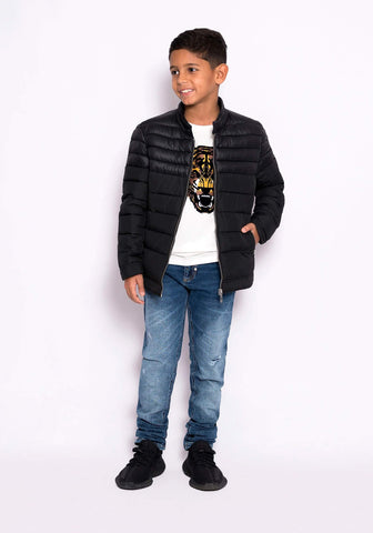 Abrigo Regular Fit En Shining Ny Para Niño