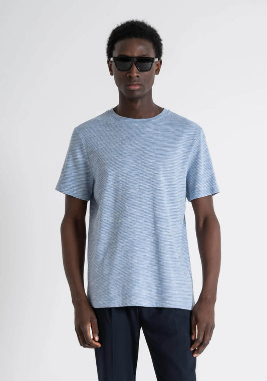 Camiseta De Corte Holgado En Slub