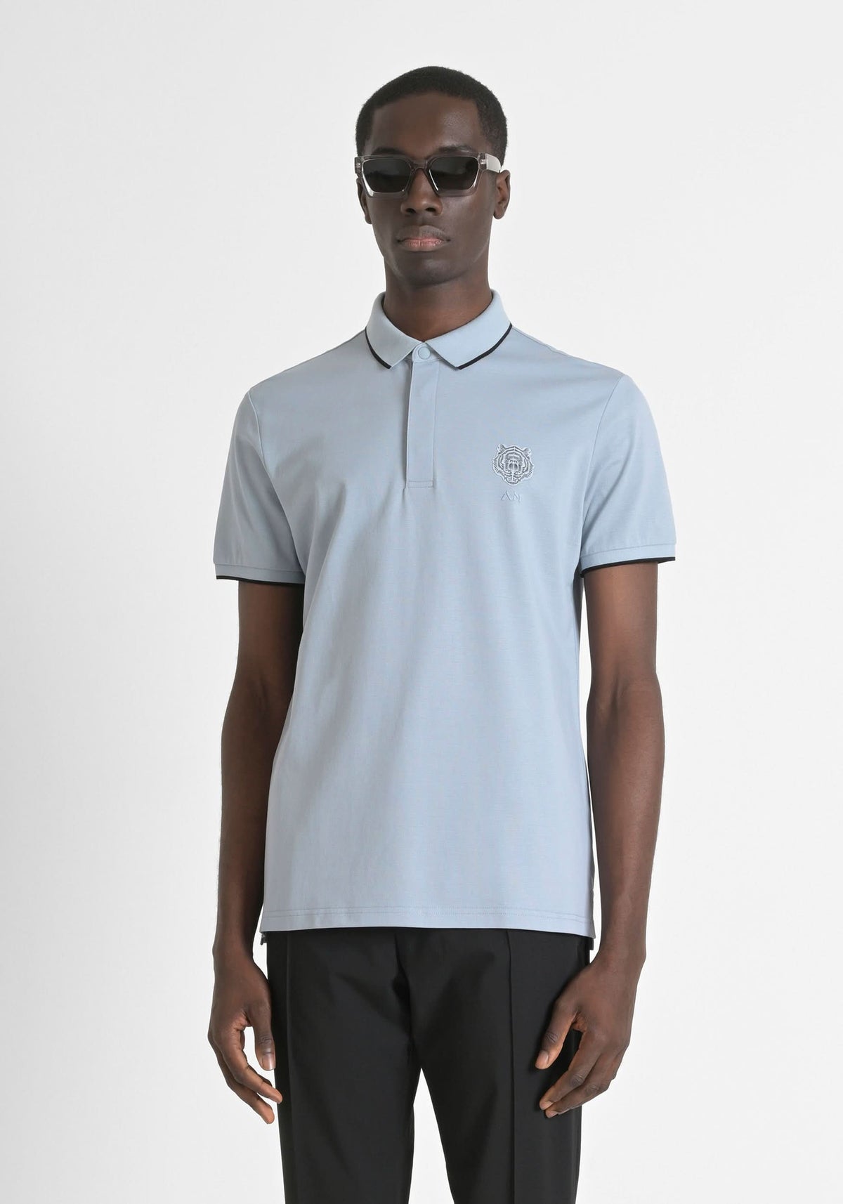 ANTONY MORATO CAMISETA TIPO POLO HOMBRE AZUL