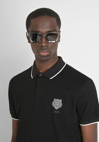 ANTONY MORATO CAMISETA TIPO POLO HOMBRE NEGRO