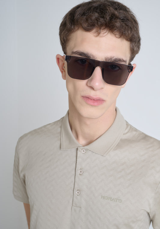 Polo Slim Fit In Mercerized Do
