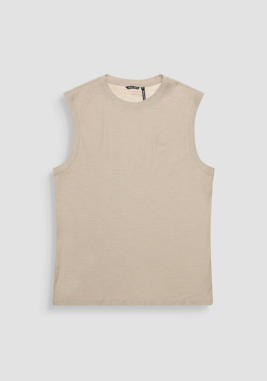 Top Regular Fit In Slub Jersey