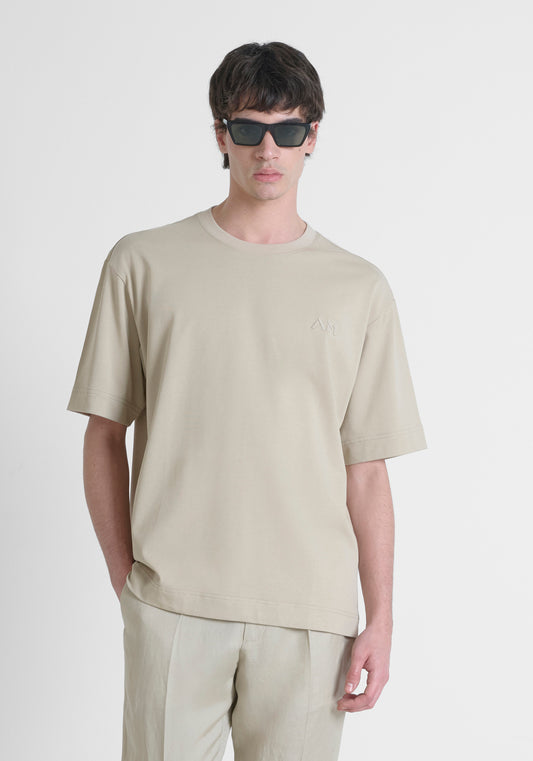 T-Shirt Boxy Fit In Jersey Cotton