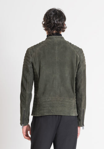 Coat Slim Fit In Real Suede Le
