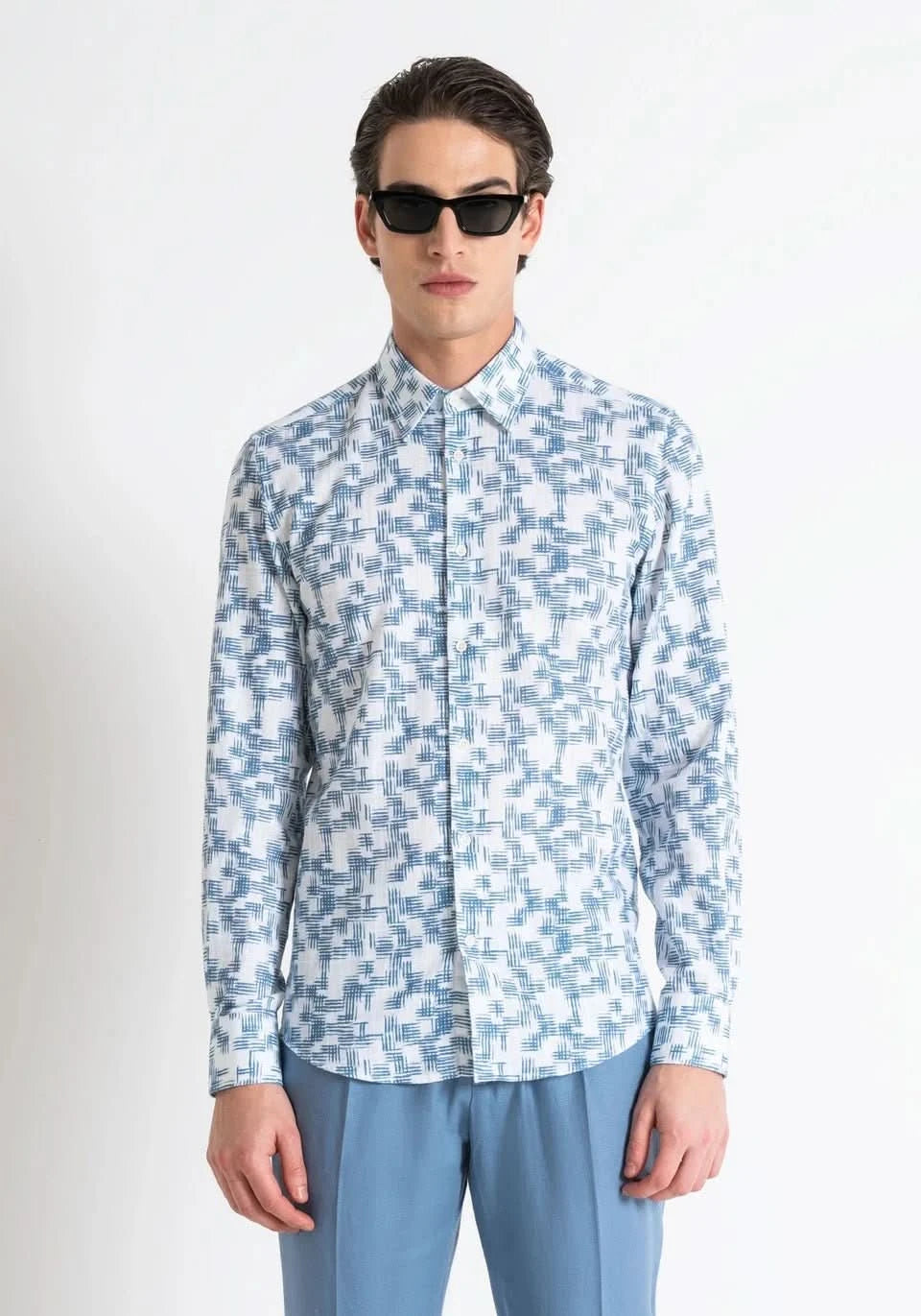 ANTONY MORATO CAMISAS HOMBRE AZUL