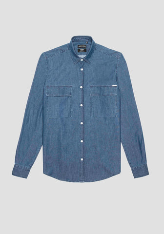 ANTONY MORATO CAMISAS HOMBRE AZUL