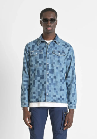 ANTONY MORATO CAMISAS HOMBRE AZUL